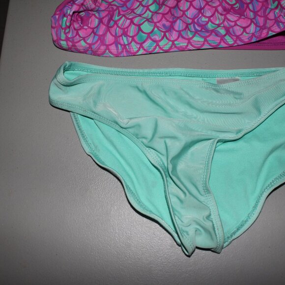 Purple & Blue 2 Pcs Wonder Nation Bikini Swimsuit Size L 10-12 - Picture 3 of 10